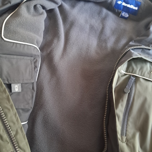 VINTAGE NORDICTRACK   Water Resistant JACKET MEN SIZE 2XL   Green olive - Picture 6 of 10